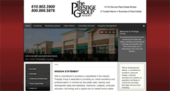 Desktop Screenshot of prestigegroup.com